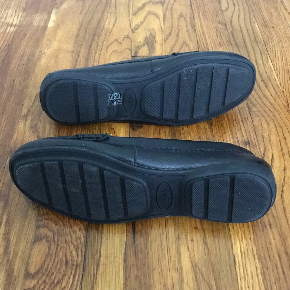 Coach Black Leather Driving Loafers - Picture 3 of 4